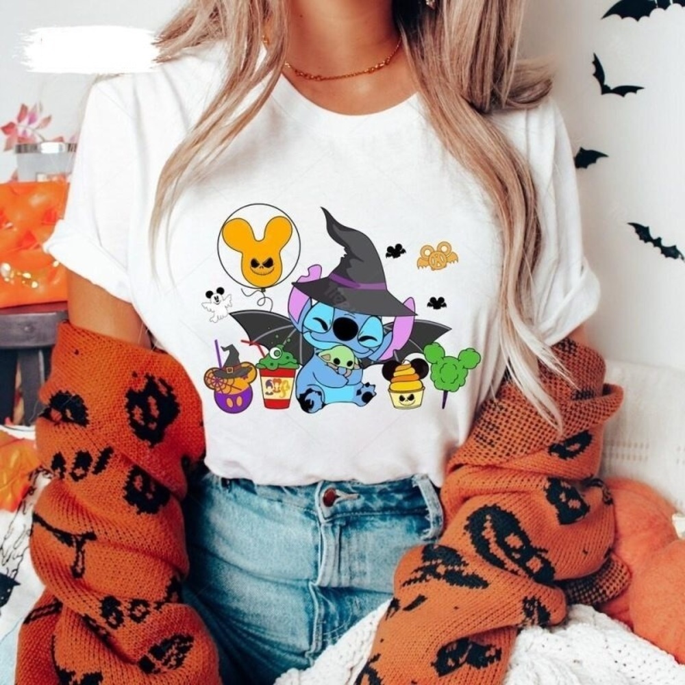 Stitch Halloween Shirt, Cute Stitch Shirt, Halloween Gift, Disney Stitch Shirt